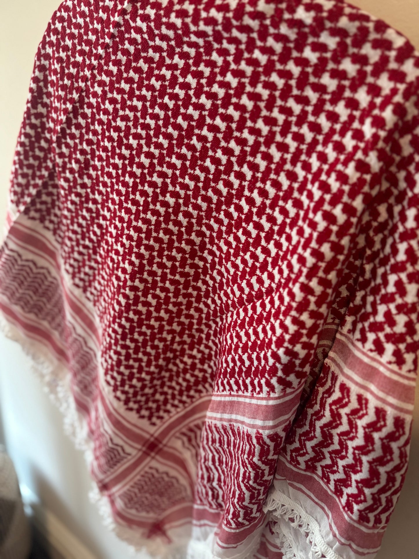 Kuffiyeh - Red and White