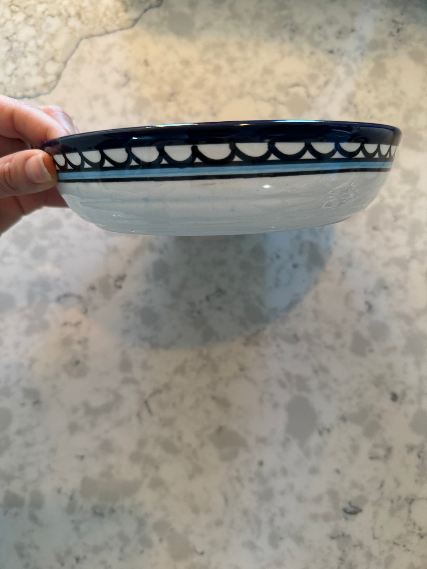 Ceramic Low Bowl - Large