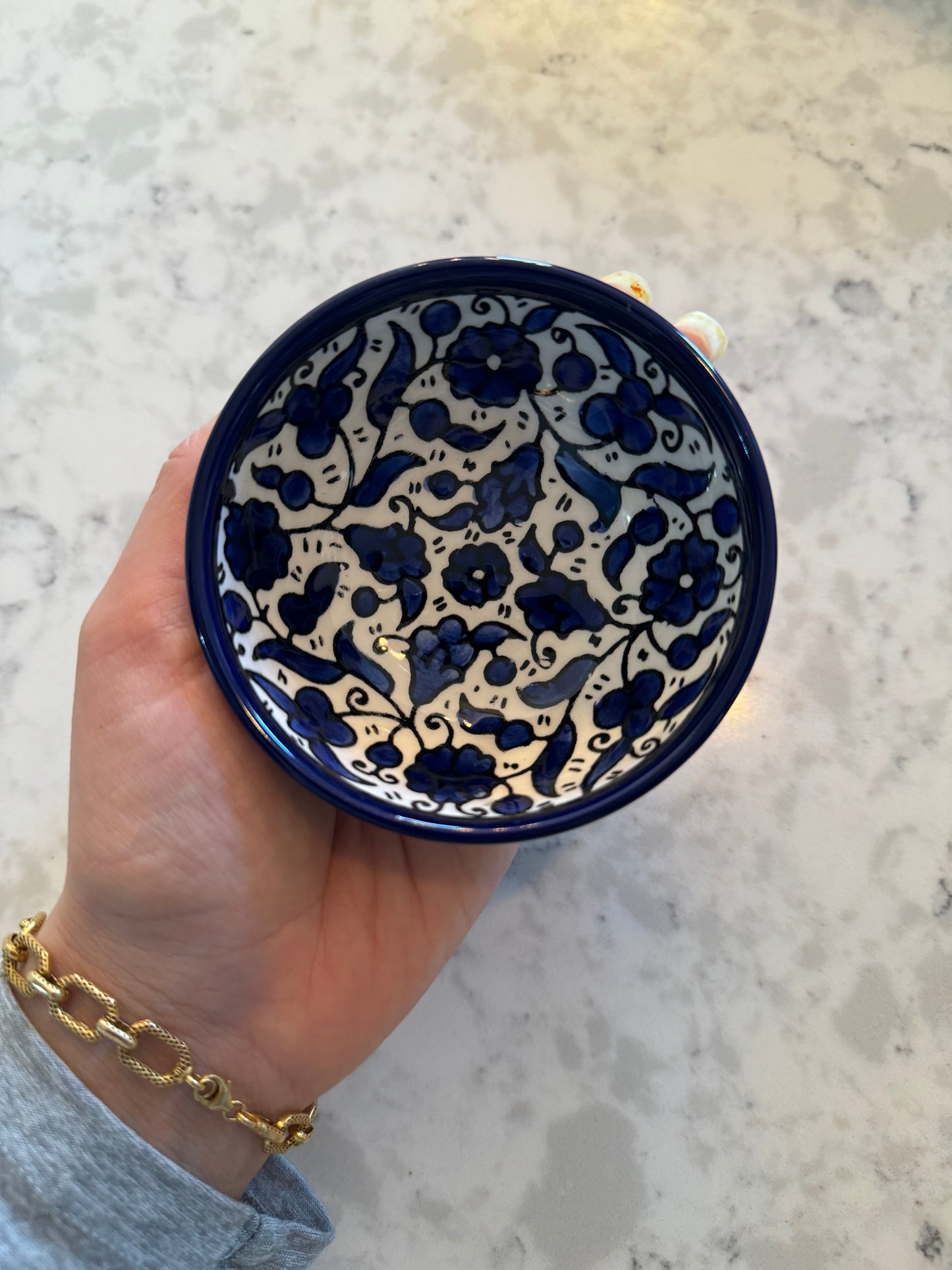 Ceramic Floral Bowl - Small