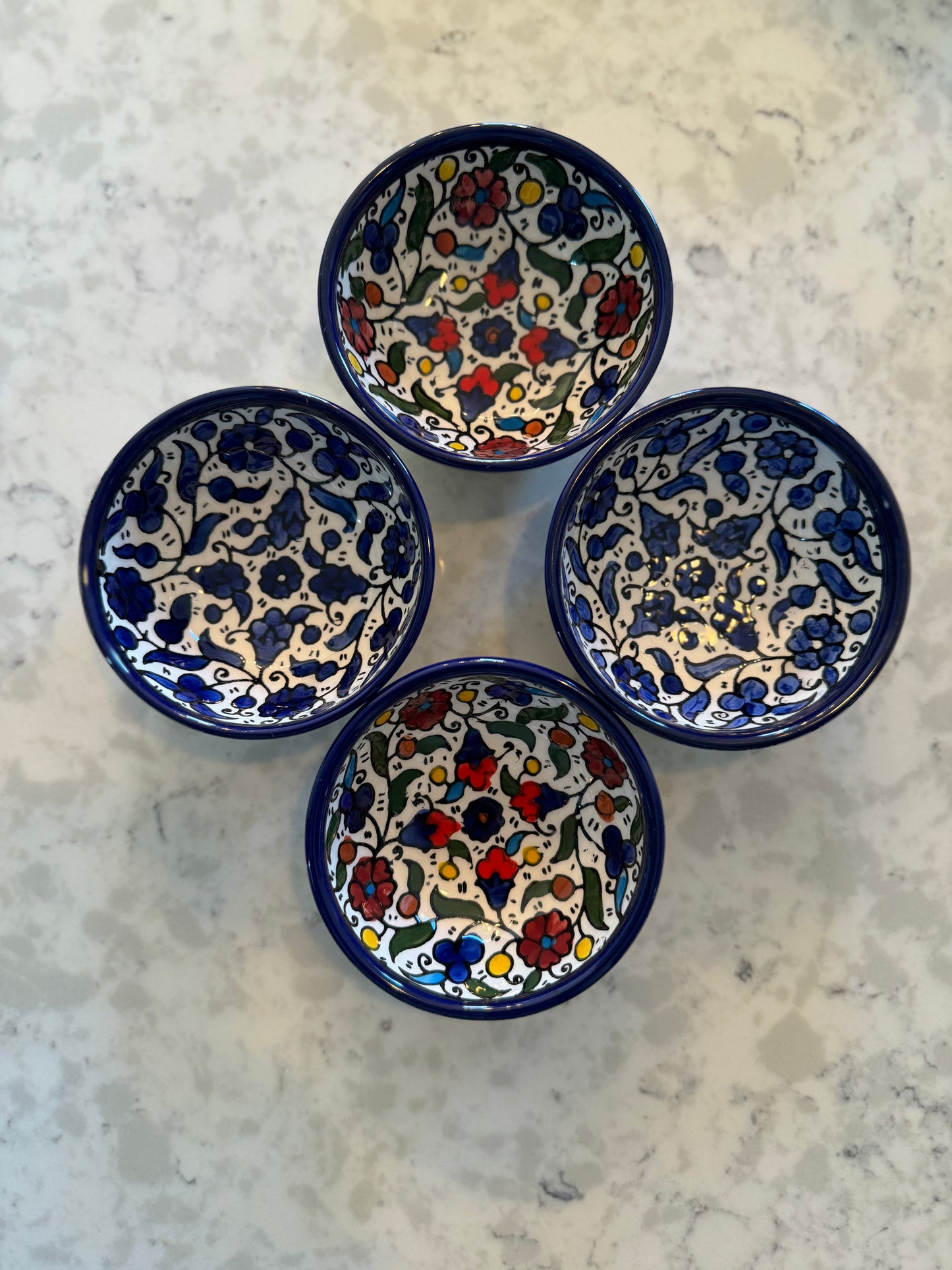 Ceramic Floral Bowl - Small