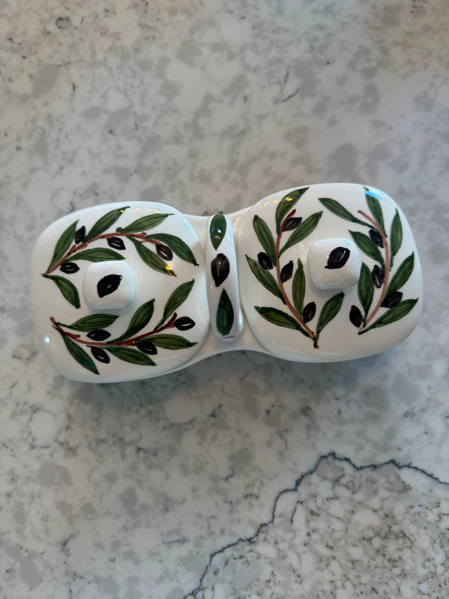Ceramic Zeit & Za'atar (Olive Oil & Za'atar) holder