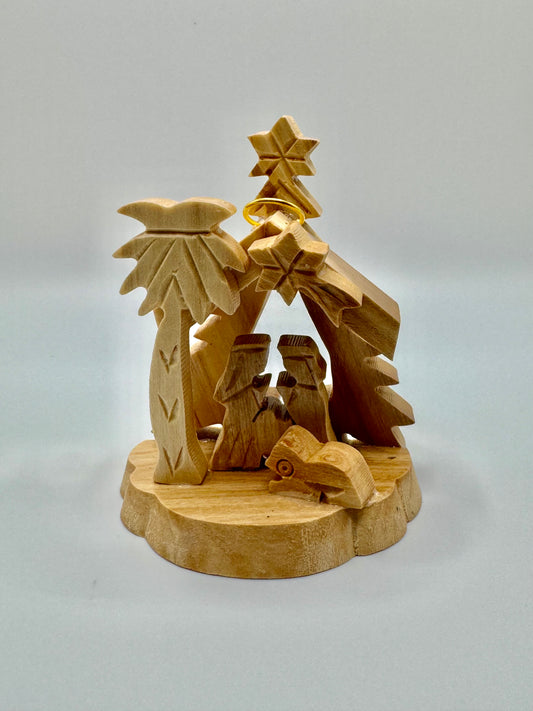 Olive Wood Christmas Ornament (Made in Bethlehem)